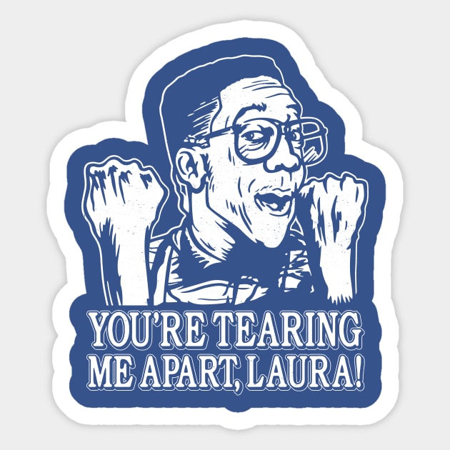 Oh Laura Sticker by CoDDesigns